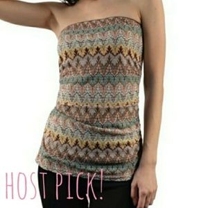 Printed Off Shoulder Top